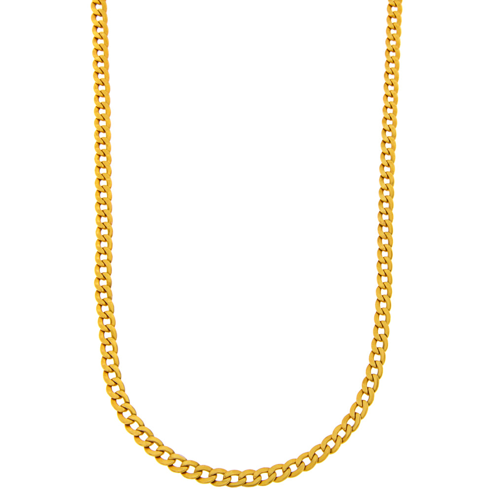 18ct gold Curb chain