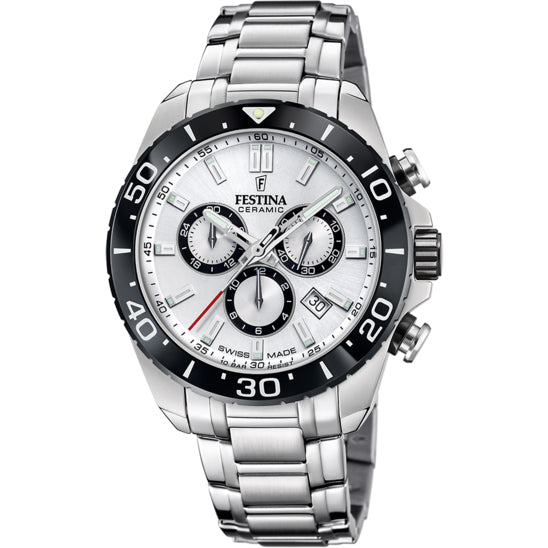 Festina Steel watch white steel strap