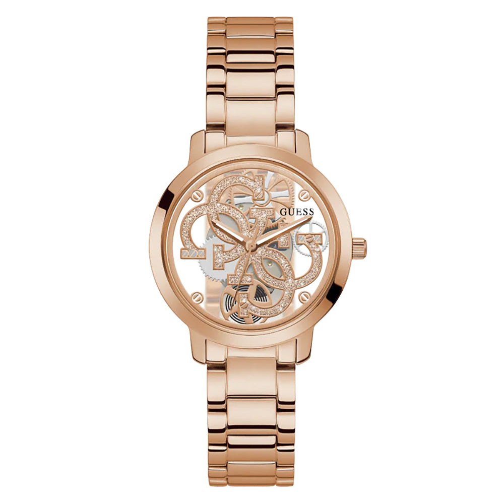 GUESS QUATTRO CLEAR LADIES C/ROSE G