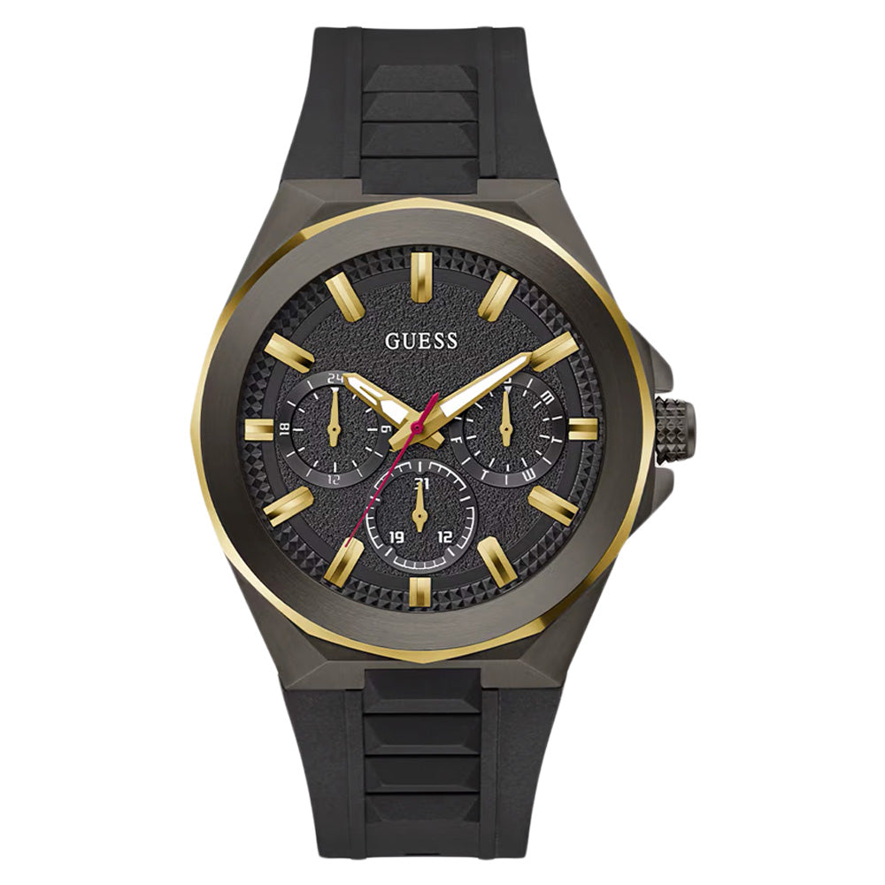 GUESS DASHBOARD GENTS C/2-TONE SIL