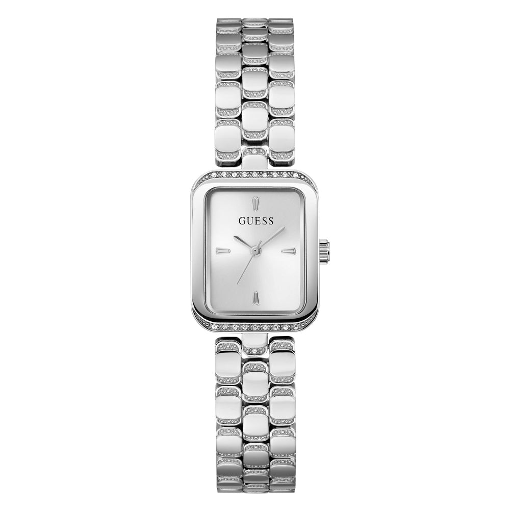 GUESS ISLA LADIES C/GOLD TONE SS B/