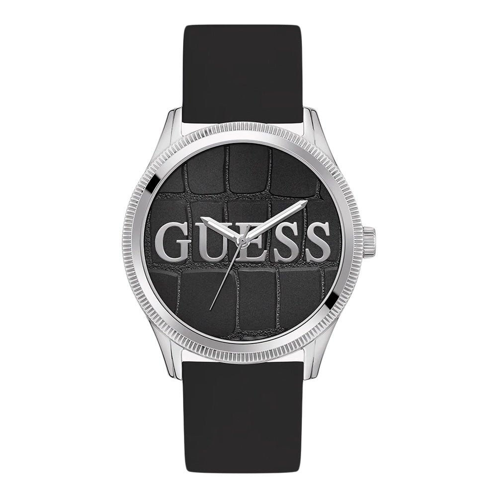 GUESS REPUTATION GENTS C/SILVER TON