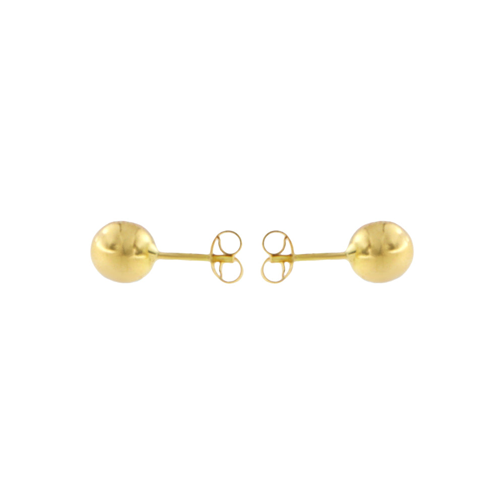 18ct gold Ball stud earrings