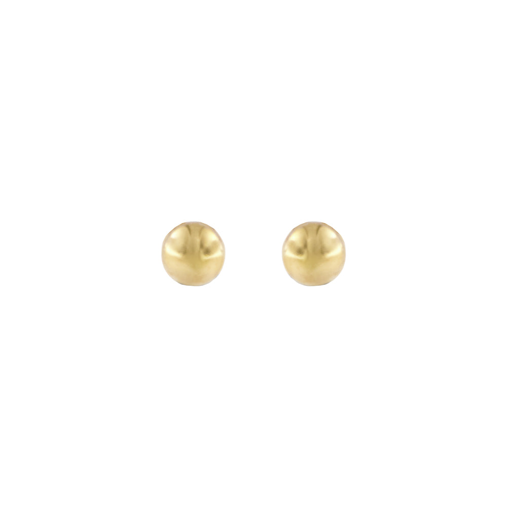 18ct gold Ball stud earrings