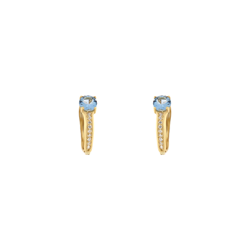 18ct gold Stone earrings