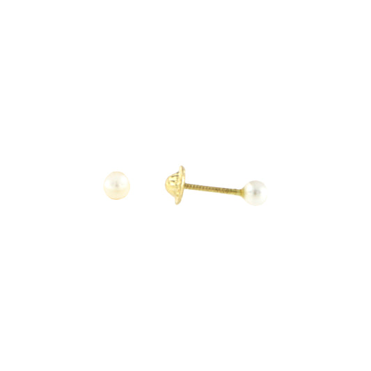 18ct gold Pearl stud earrings