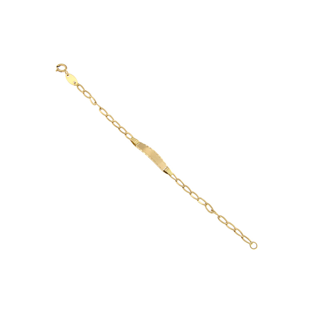 18ct gold Baby bearded slave bracelet
