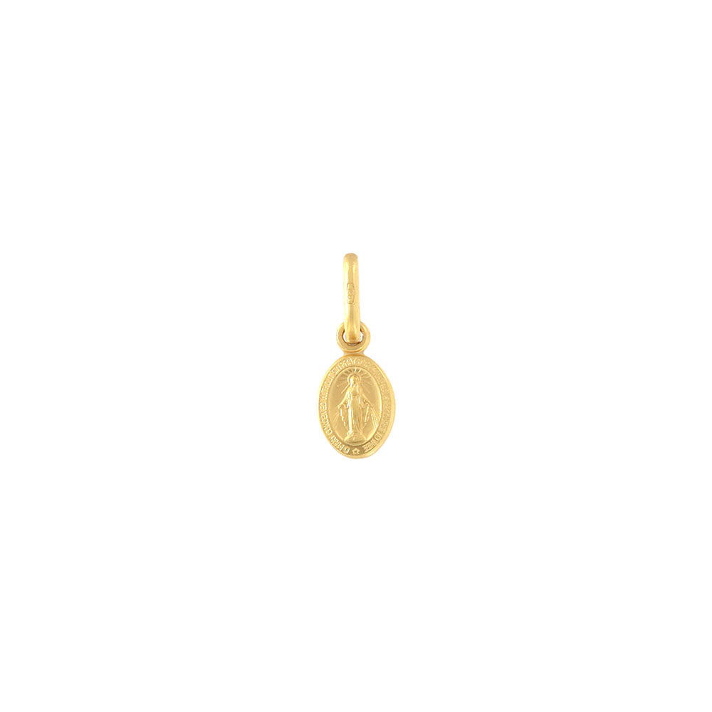 18ct gold "The Miraculous" medal pendant