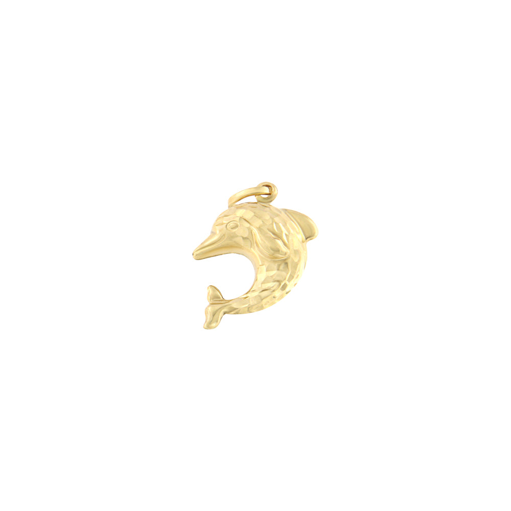 18ct gold Dolphin pendant