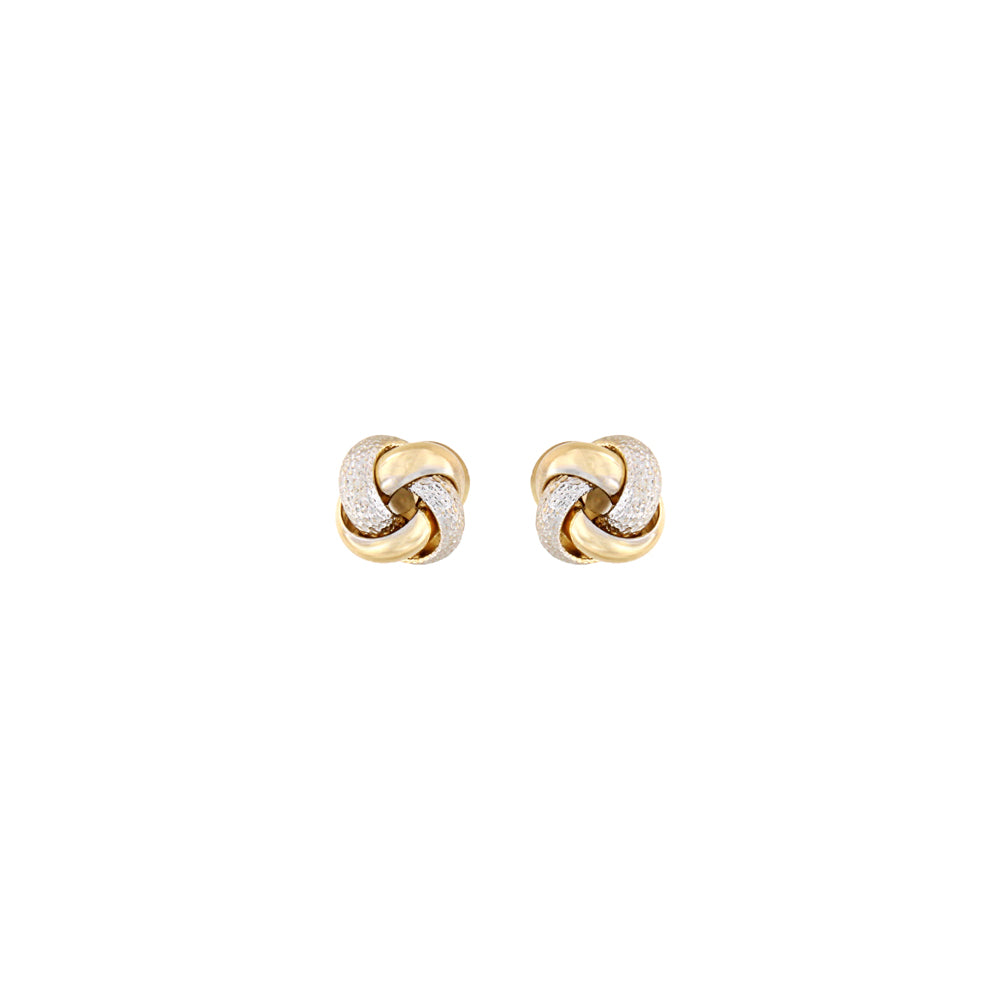 18ct gold Tricolor earrings