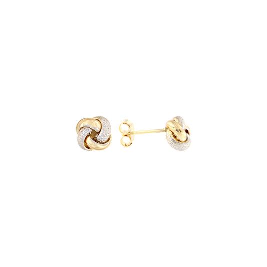 18ct gold Tricolor earrings
