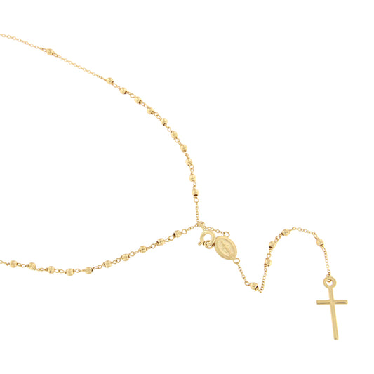18ct gold Rosary necklace