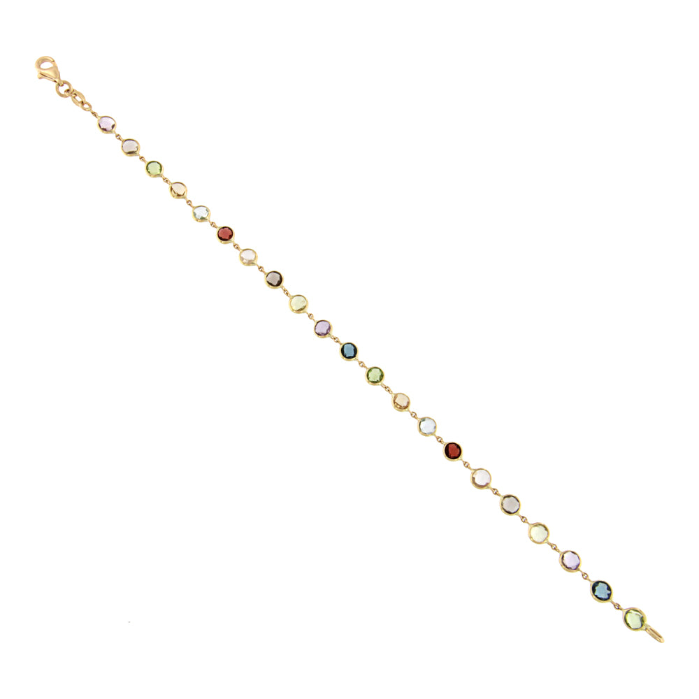 18ct gold Bracelet with stones