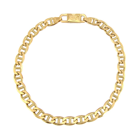 18ct gold Anchor bracelet