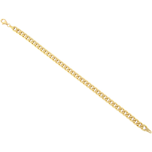 18ct gold Curb bracelet