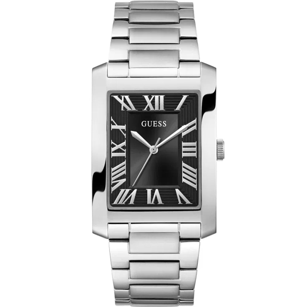 GUESS CLYDE GENTS C/SILVER TONE SS
