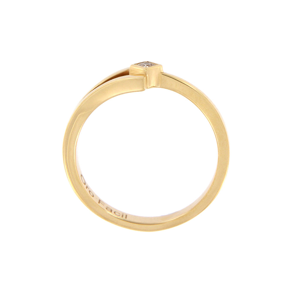 18ct gold Princess ring