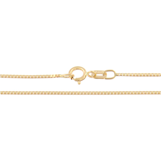 18ct gold Square Venetian chain