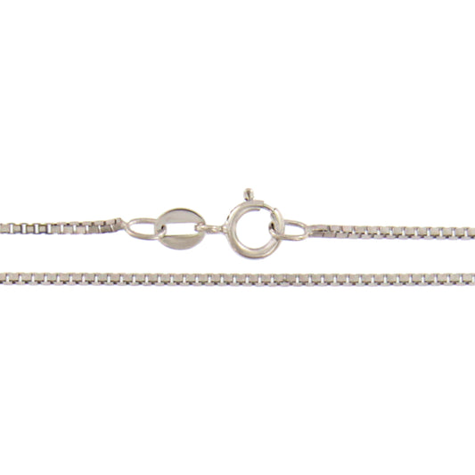 18ct gold Venetian box chain