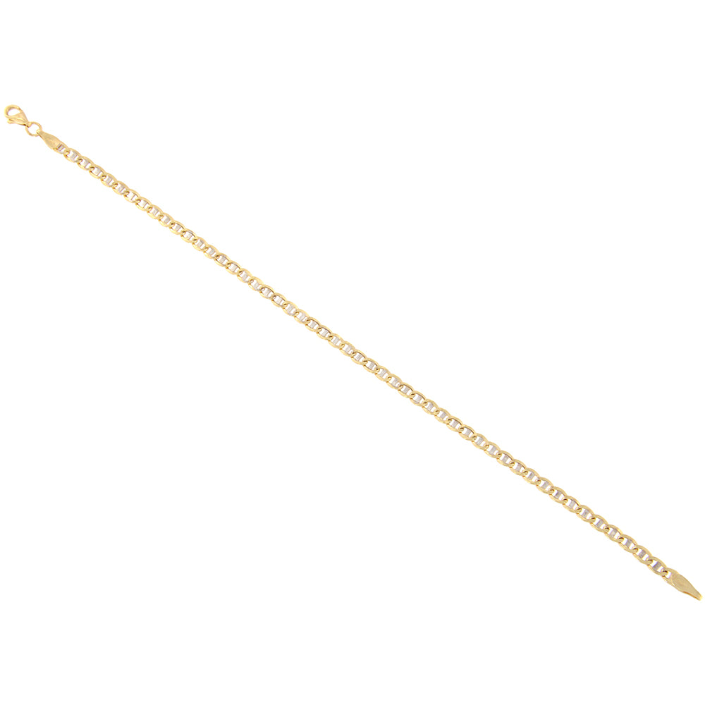 18ct gold Bicolor traversine bracelet