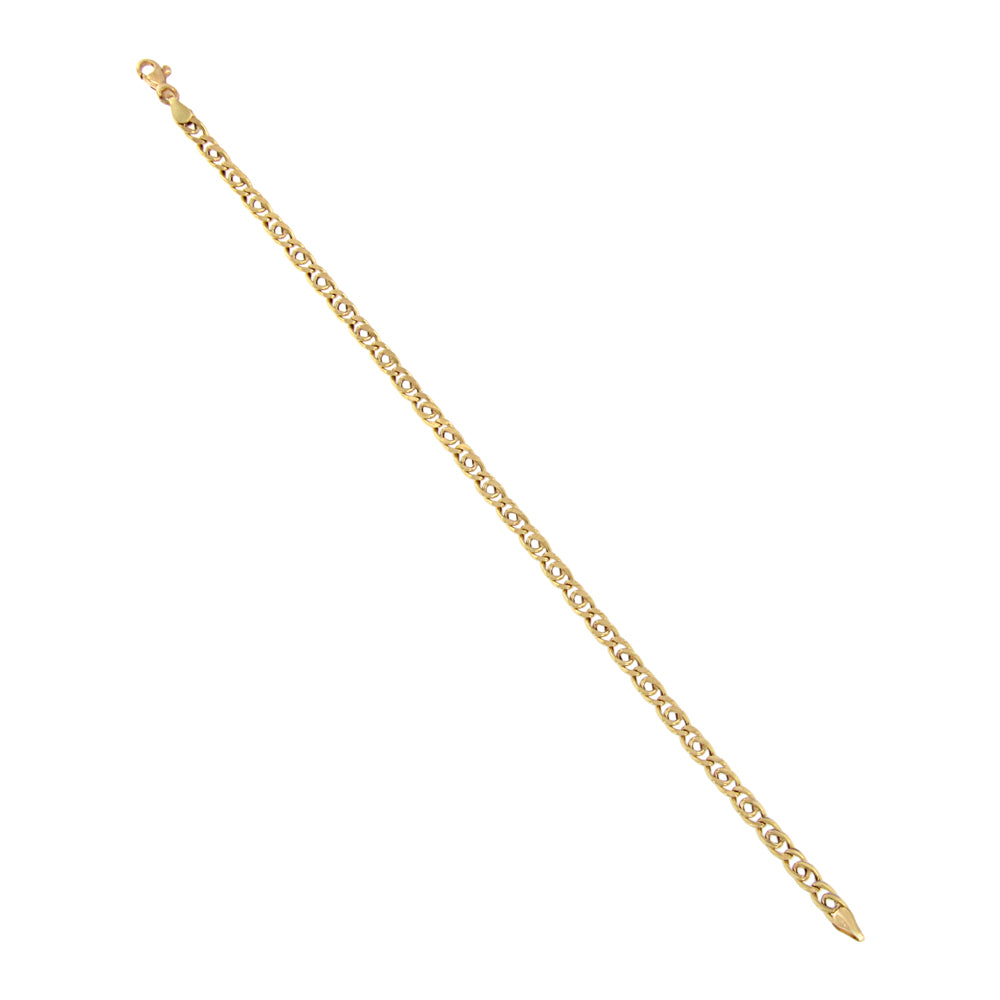 18ct gold Tiger eye bracelet