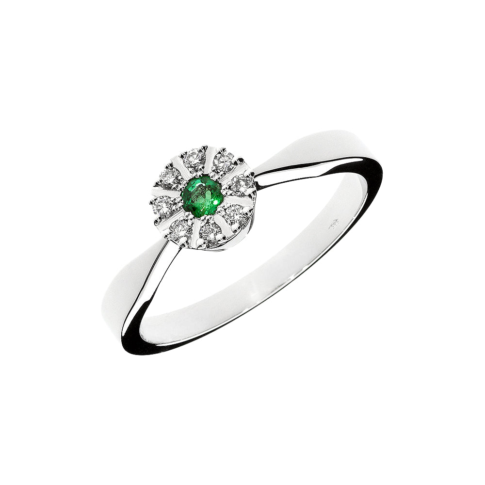 14ct gold ring emerald