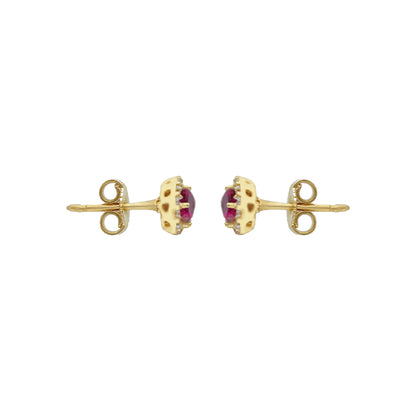 14ct gold Circones stud earrings