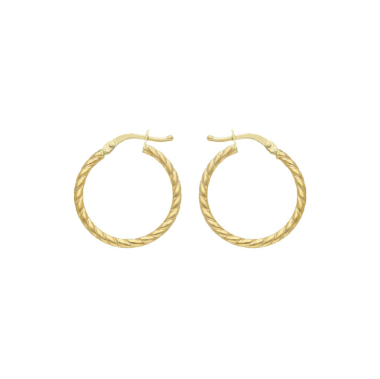 14ct gold Hoop earrings