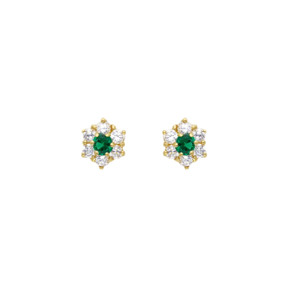 14ct gold stud earrings