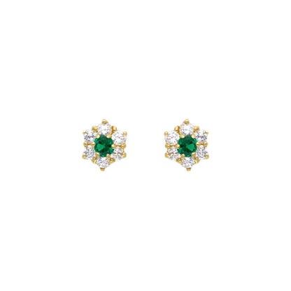 14ct gold stud earrings
