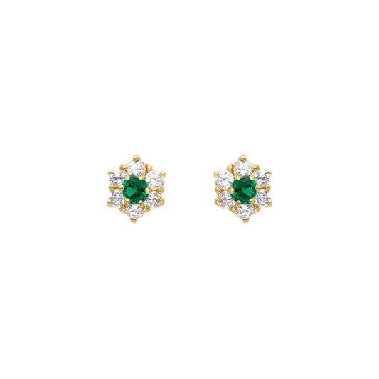 14ct gold stud earrings