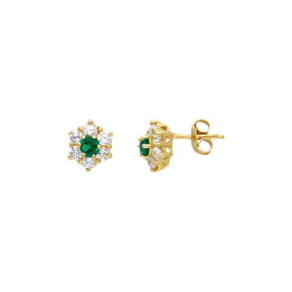14ct gold stud earrings