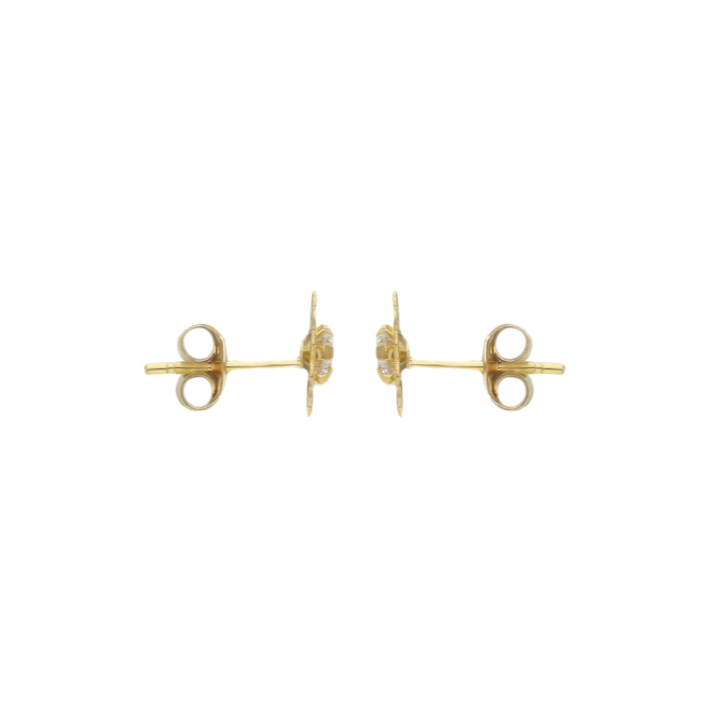14ct gold Flower stud earrings