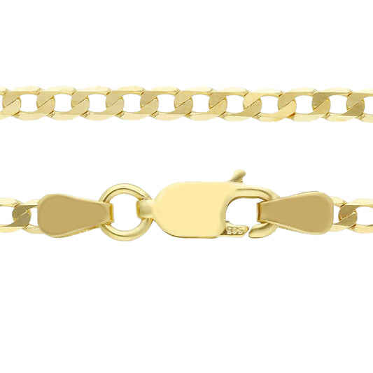 14ct gold bearded chain