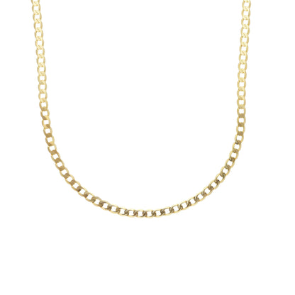 14ct gold bearded chain