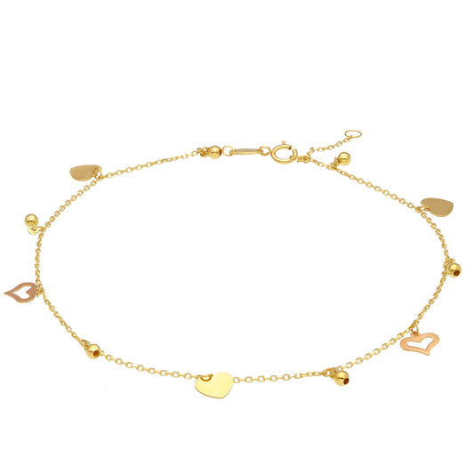 18ct gold Charms Anklet
