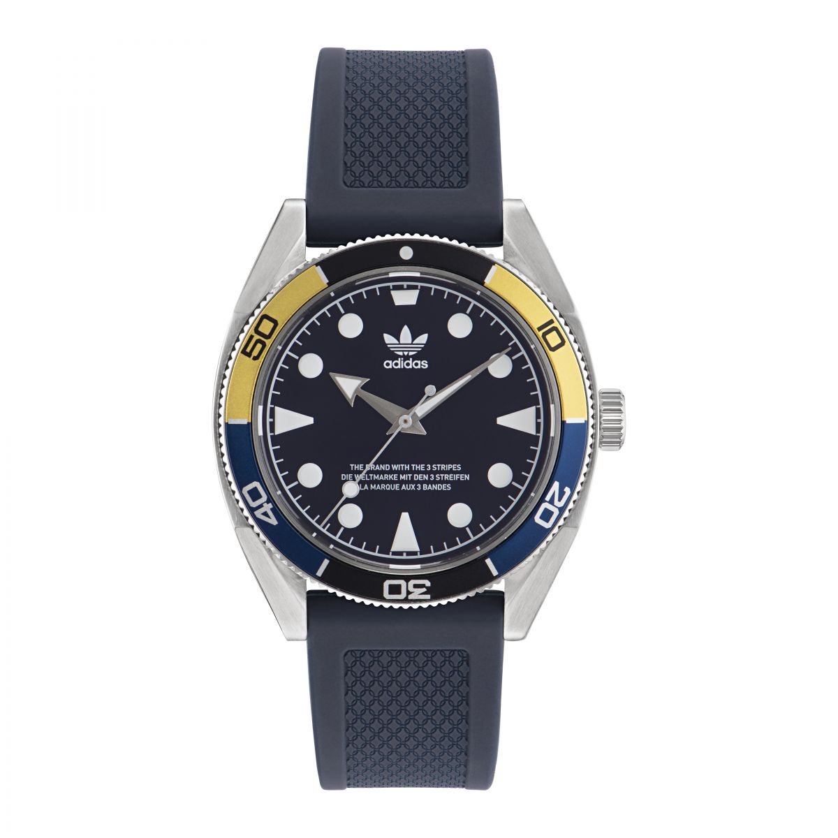 Adidas Case Navy Blue Sunray Dial