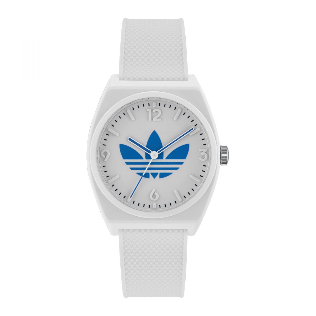 Adidas White Resin Case White Dial