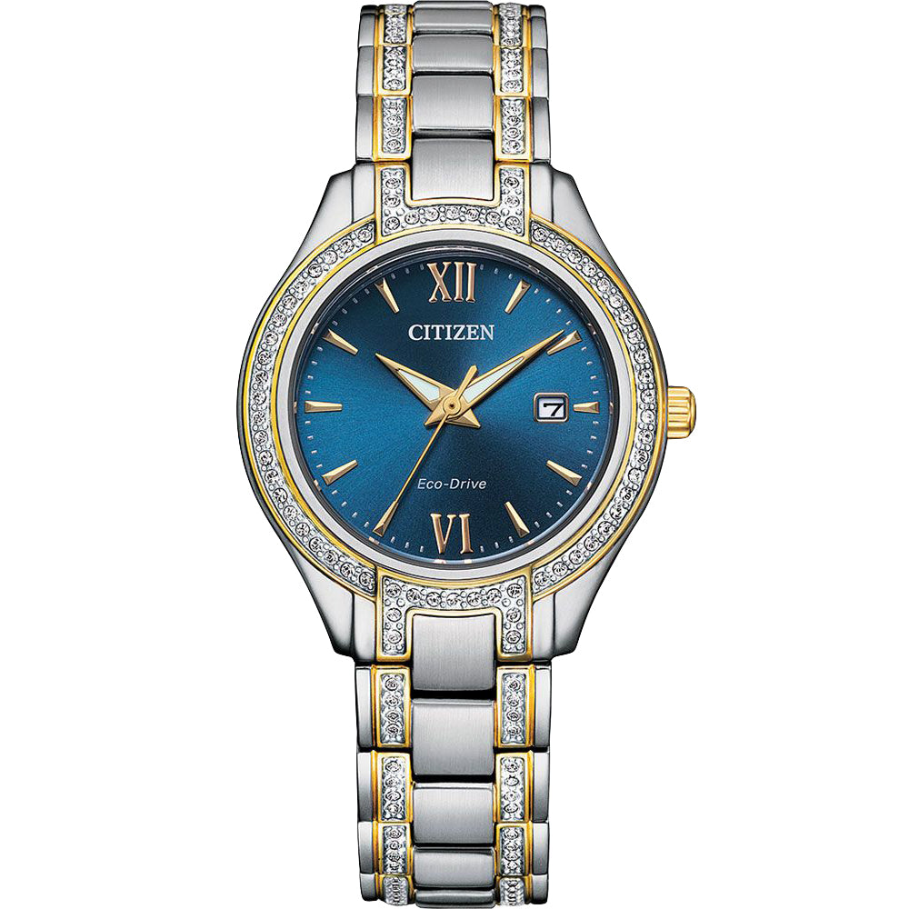 Citizen Ladies Eco-Drive Cristal Case/BLT