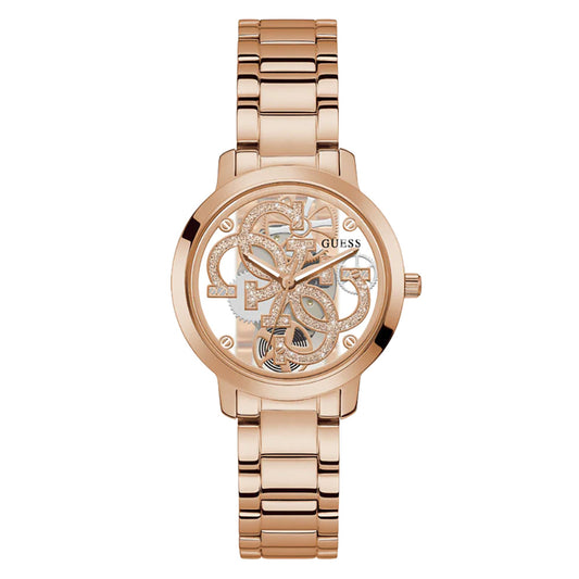 GUESS QUATTRO CLEAR LADIES C/ROSE G