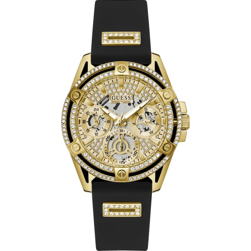 Guess Ladies Gold Tone