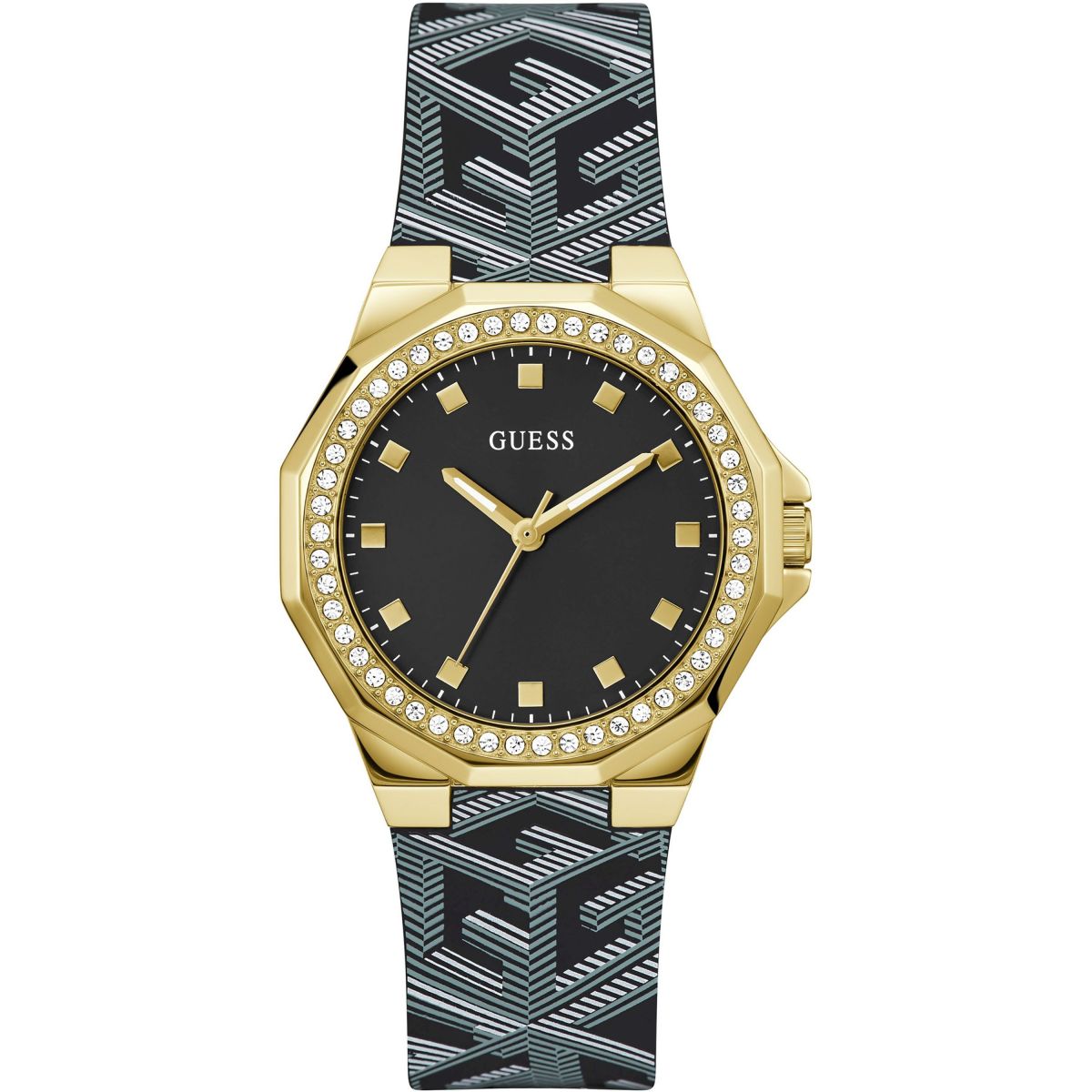 Guess Avril Ladies C/Gold Tone Sil