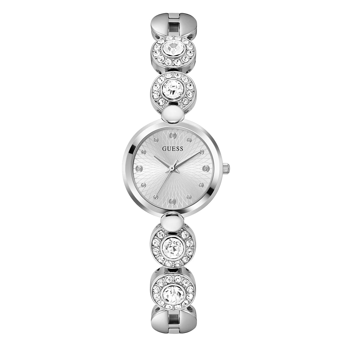 Guess Stardom Ladies Silver Tone