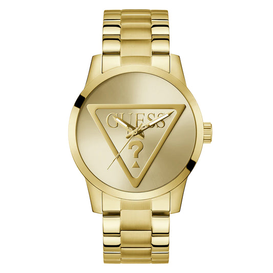 Guess Gents gold tone analog watch