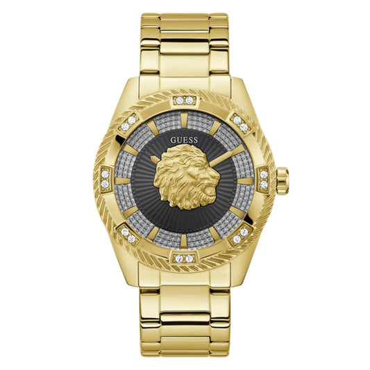 Guess Bestia Gents gold tone watch