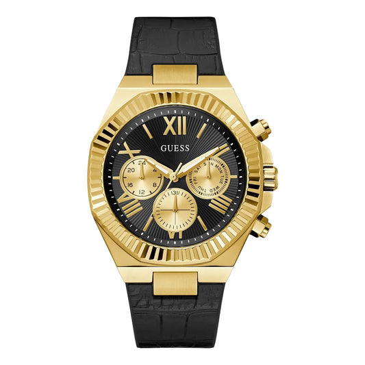 GUESS EQUITY GENTS C/GOLD TONE B/B