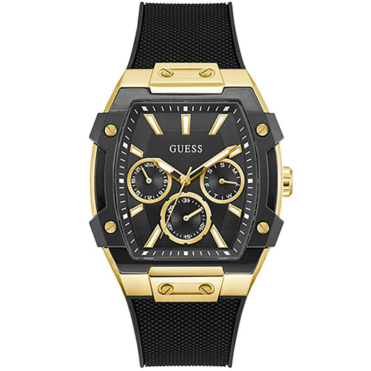 GUESS PHOENIX GENTS C/GOLD TONE SIL