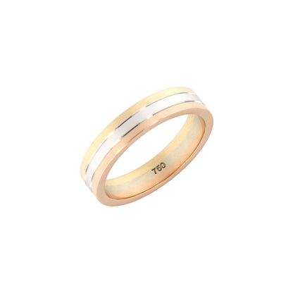 18ct gold Three gold ring