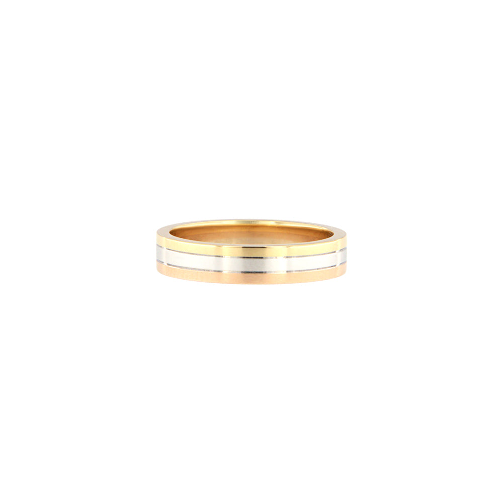 18ct gold Three gold ring