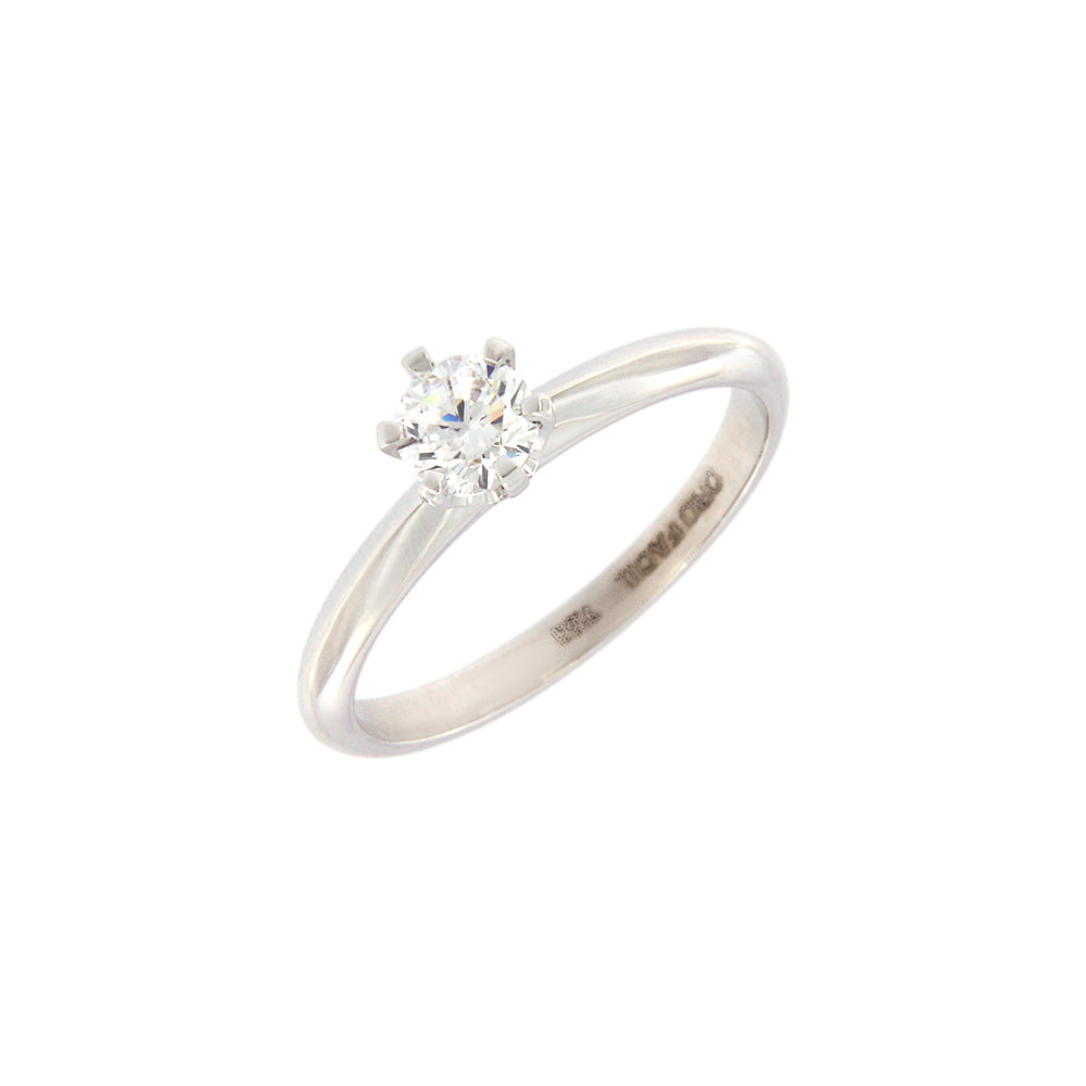 18ct gold Ring white stone